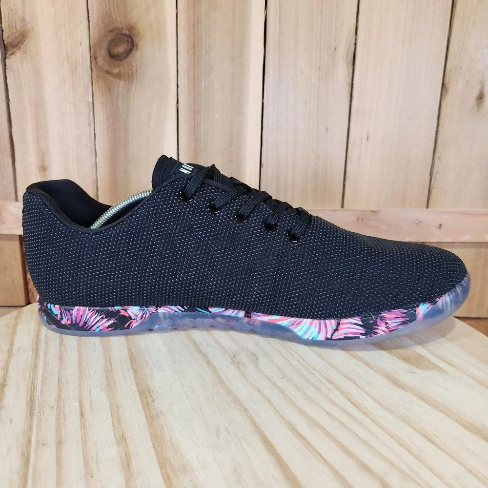 NOBULL Trainier Shoes Mens 13.5 Black Midnight Palm Gym Athletic Sneakers